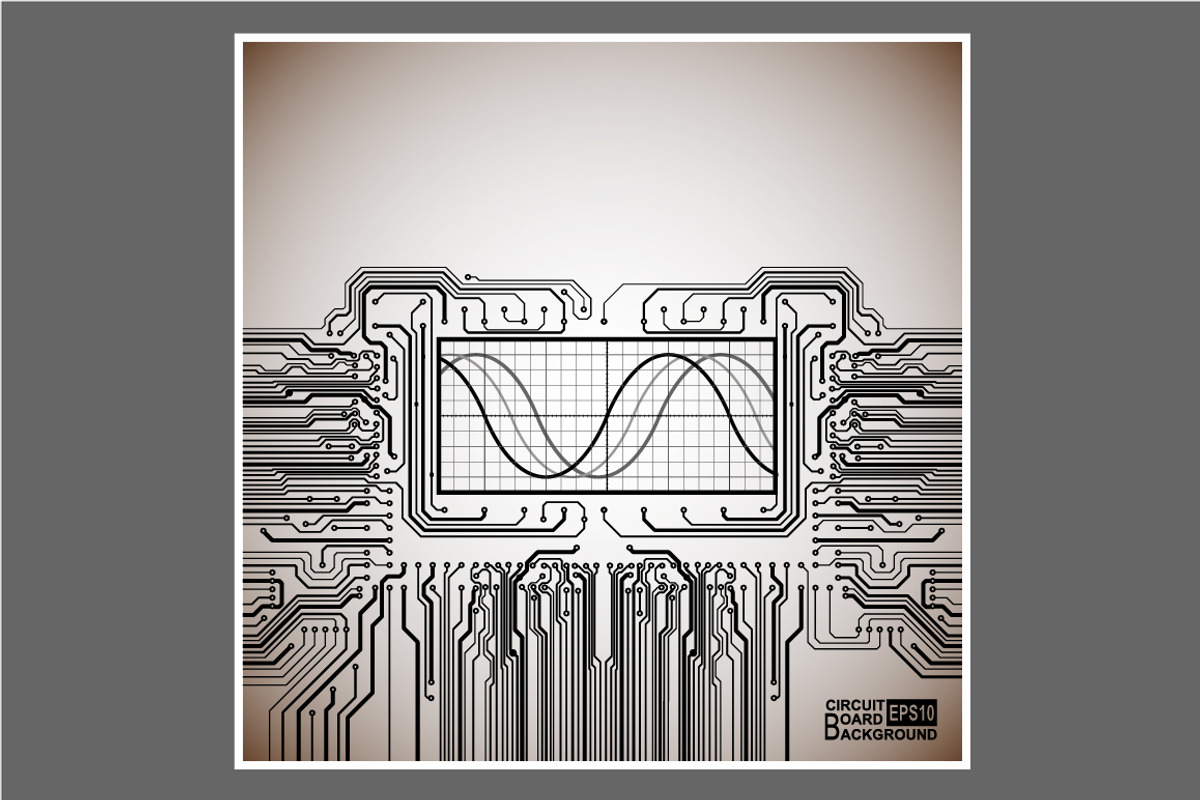 -50% Circuit boards backgrounds set, a Background Graphic by frost_newt (Photo 8 of 11)