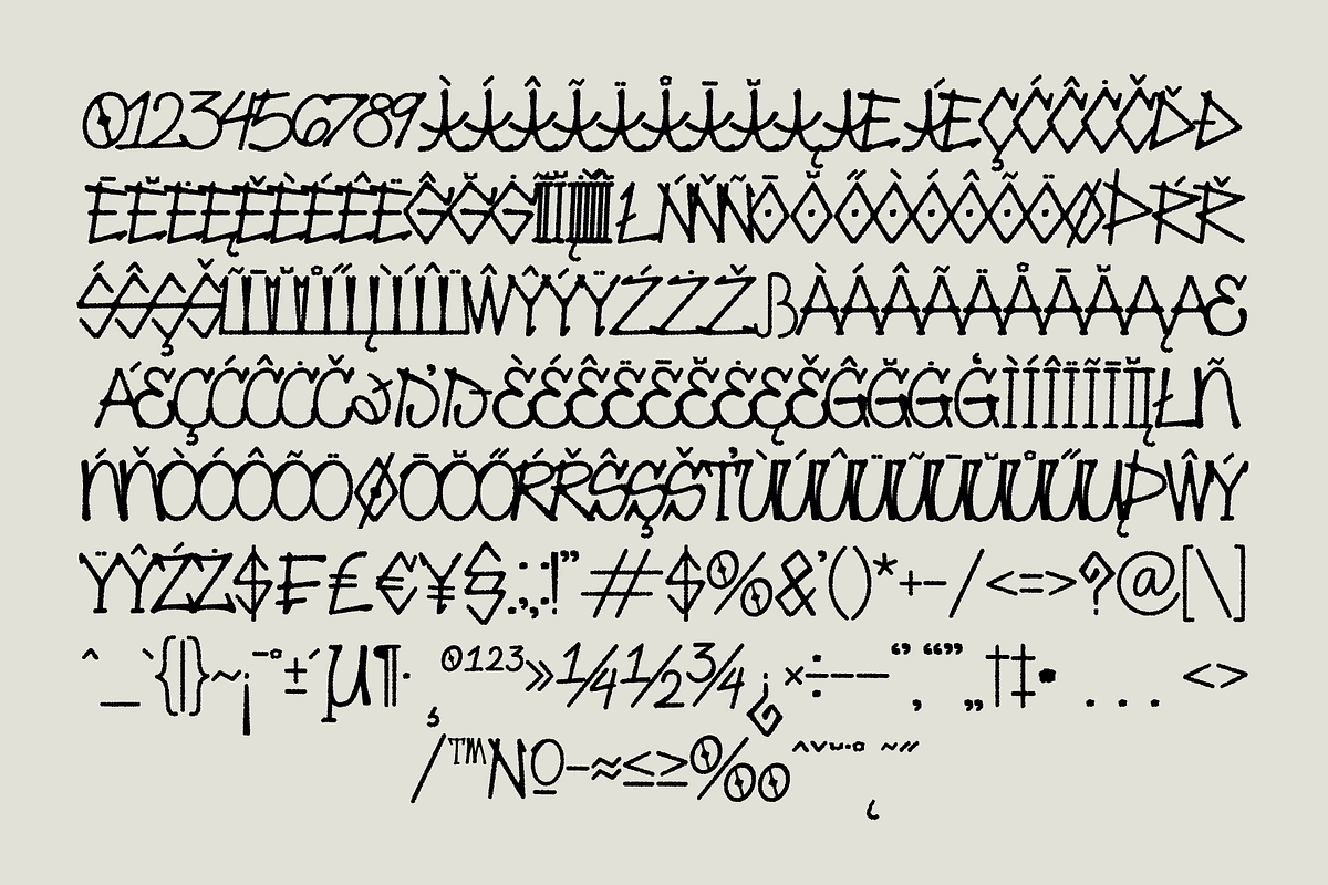 Gorkesq - Handwritten Display Font, a Handwritten Font by MooneseyeType (Photo 3 of 9)