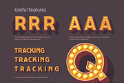 Layered font set 3D Bulb lamp, a Sans Serif Font by popskraft (Thumbnail 7 of 16)
