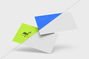Modern Business Card Mockup Template, an Advertising Mockup by graphypix (Thumbnail 4 of 4)