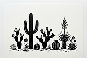 60 Desert Cactus Floral Silhouette, a Seasonal Illustration by Amazin_art (Thumbnail 17 of 38)
