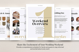 Wedding Weekend Itinerary Template