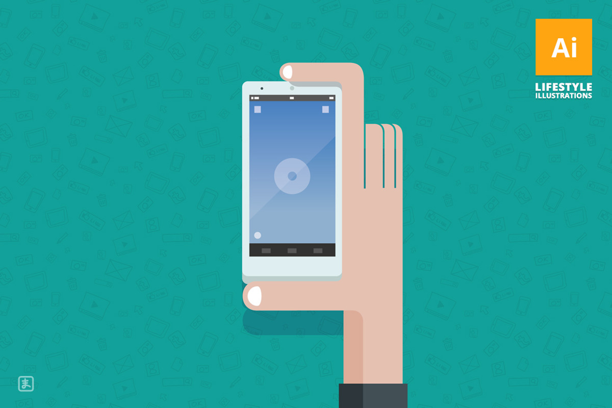 6 lifestyle Vector illustrations, an Object Illustration by Makoto (Photo 4 of 5)