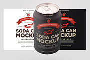 Soda can mockup with 5 awesome views, a Product Mockup by Itsmesimon (Thumbnail 5 of 11)