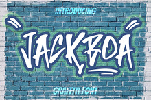 JACKBOA - Graffiti Style Font