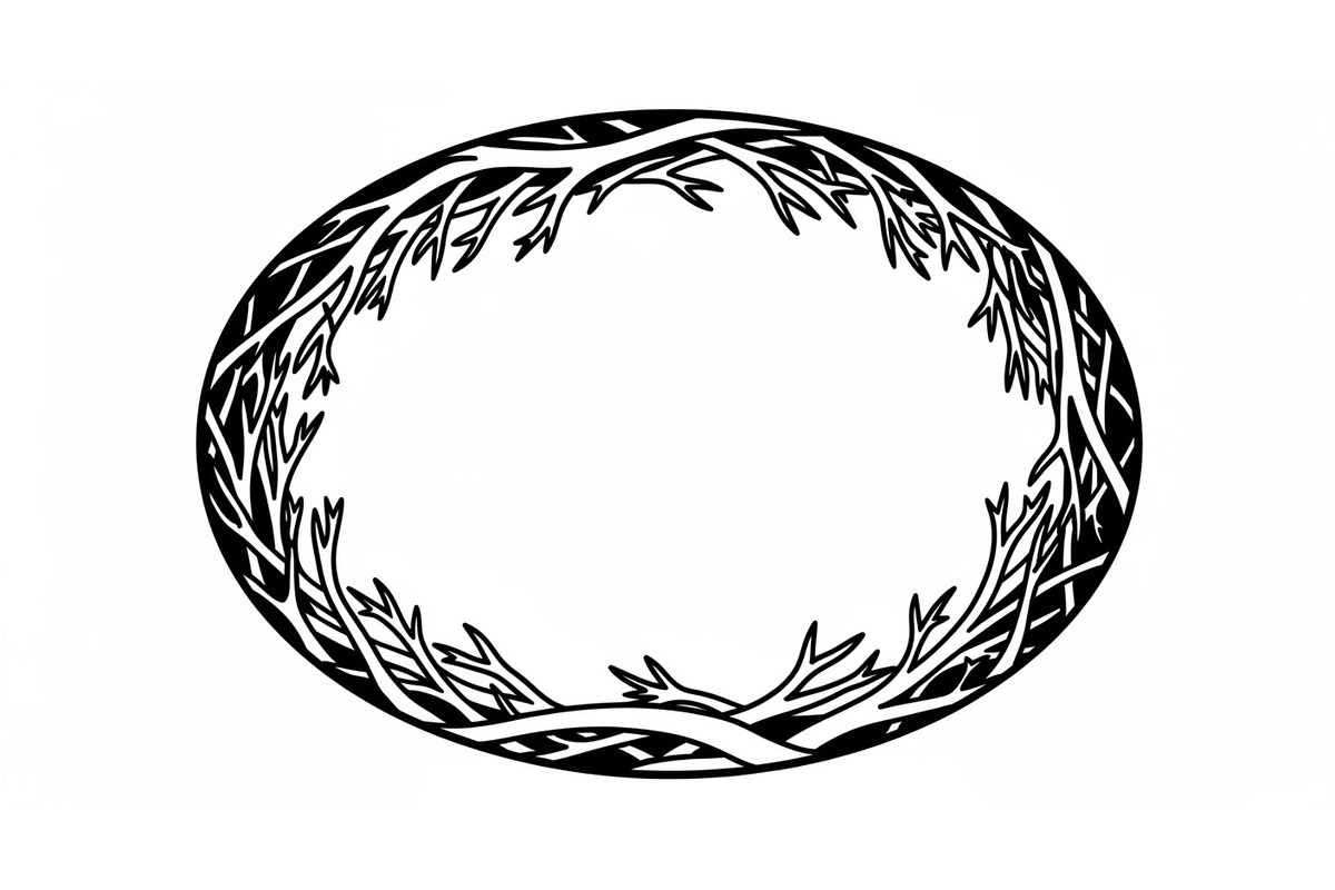 Hand Drawn Oval Scribble Frames, an Illustration by Gfx_Store (Photo 26 of 51)