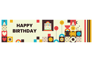 Happy birthday celebration, a Decorative Illustration by Creative Backgrounds