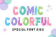 Comic Colorful, a Font by Limited.studio (Thumbnail 1 of 5)