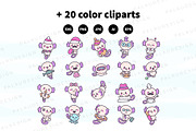 Cute Axolotl Clipart, an Animal Illustration by Palau (Thumbnail 8 of 10)