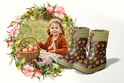 Autumn Harvest Watercolor Collection, a Seasonal Illustration by Pattern + watercolor (Thumbnail 2 of 12)