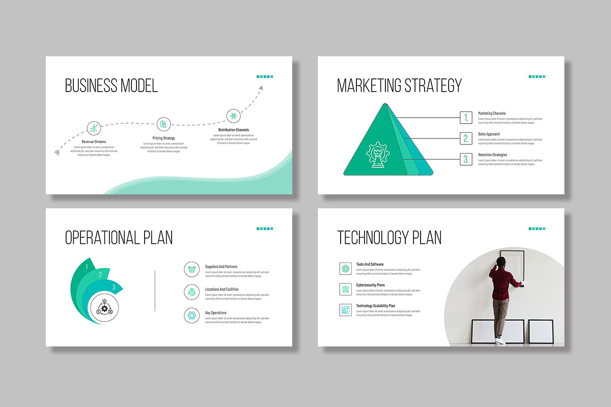 Minimal Business Plan Presentation, a Presentation Template by Mighty-Slide (Photo 5 of 6)