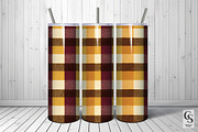 Yellow & Burgundy Plaid Patterns, a Pattern Graphic by Creative Store (Thumbnail 5 of 5)