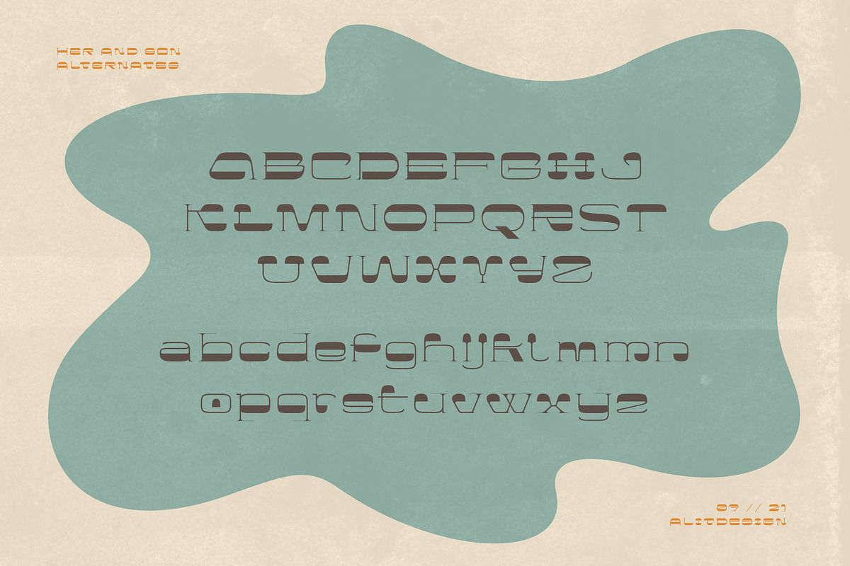 Her and Son, a Font by alit design (Photo 7 of 15)