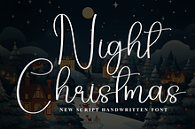 Night Christmas | Script Font