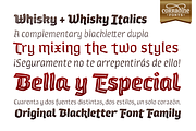 Whisky Italics, a Blackletter Font by Corradine Fonts (Thumbnail 2 of 5)