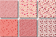 Floral Valentine Pattern Heart Paper, an Illustration by CraftArtStudio (Thumbnail 3 of 3)