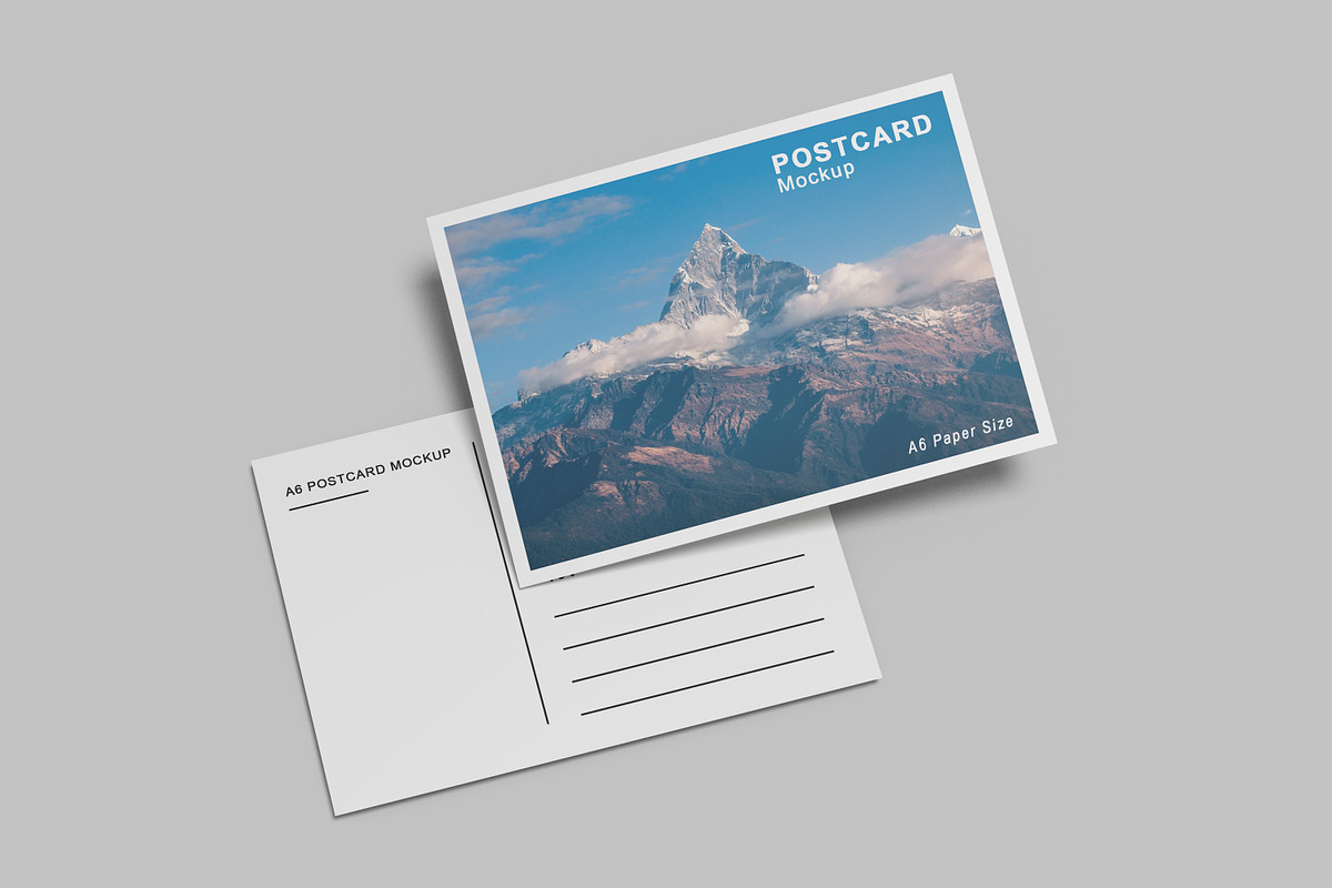 Postcard Mockup, a Print Template by Amigos__46 (Photo 7 of 18)