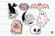 Halloween svg Bundle, Cute Halloween, an Object Graphic by HeyLenaArts (Thumbnail 6 of 7)