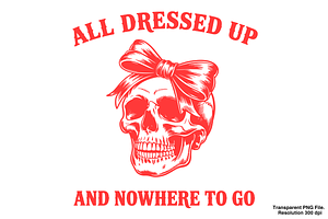 Skull with Bow PNG, Halloween PNG, a Graphic by Clipart Bloom