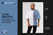 T-Shirt Mock-Up Set, a Shirt Mockup by Freeman Studio (Thumbnail 3 of 20)
