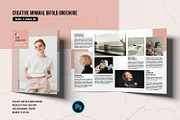 Creative Minimal Bifold Brochure, a Brochure Template by retrographix (Thumbnail 1 of 4)