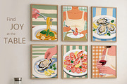 The Menu 50 Food & Drink posters, a Food Illustration by MixedArt (Thumbnail 2 of 15)