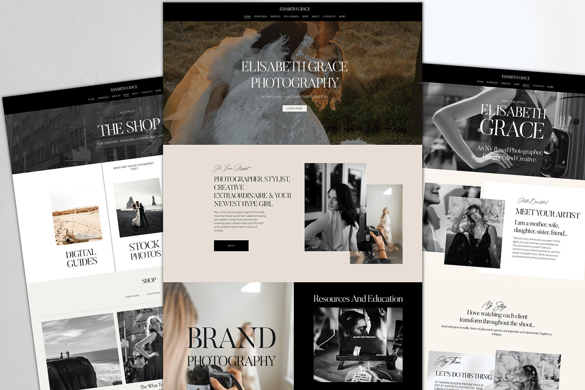 Photography Squarespace Template, a Squarespace Template by Presentibox (Photo 4 of 9)