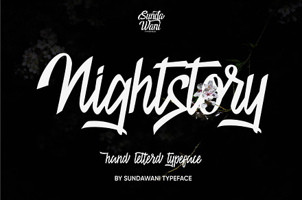 Nightstory Typeface 40% 0ff