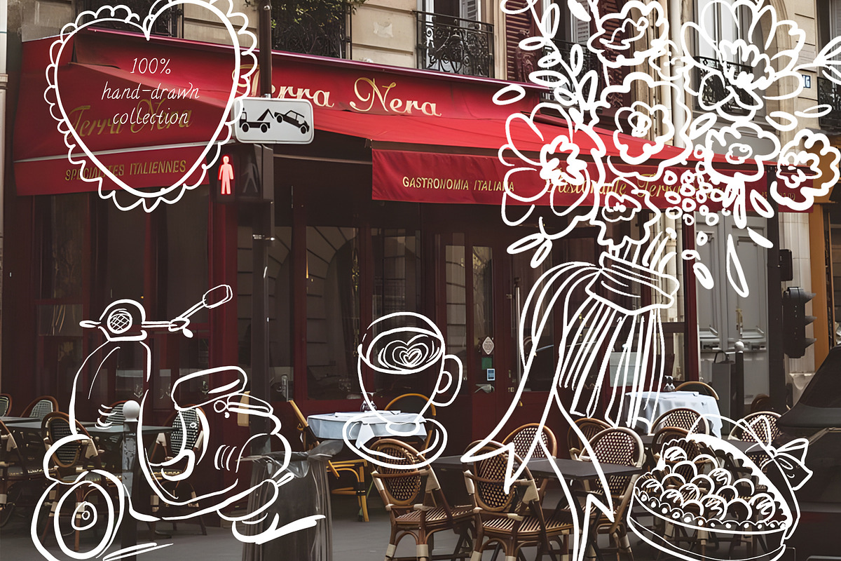 Hand-Drawn Love Doodles, an Object Graphic by AleksaArt (Photo 2 of 15)