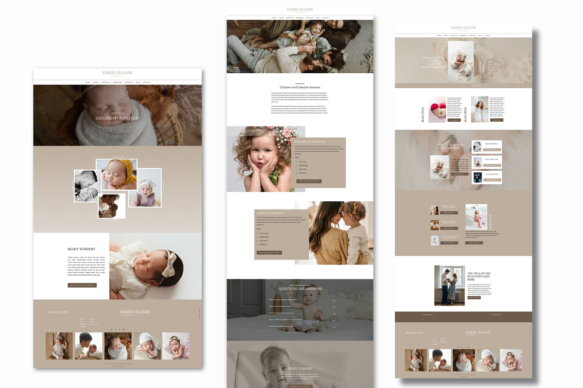 Showit Photography Website Template, a WordPress Template by Sara Martin Designs (Photo 5 of 6)