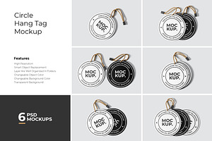 Circle Hang Tag Mockup, a Product Mockup by Rizky Audymas