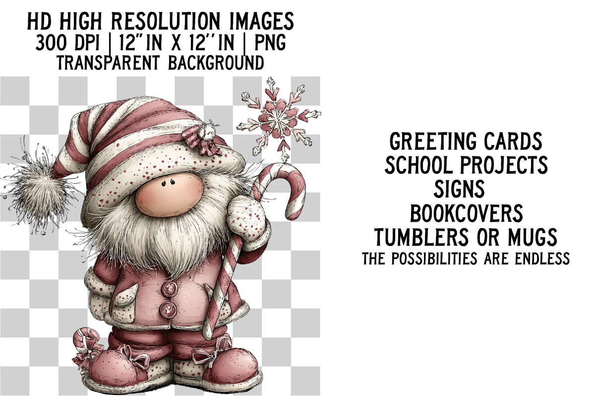Whimsical Christmas Santa Clipart, an Illustration by Craft Nest (Photo 2 of 6)