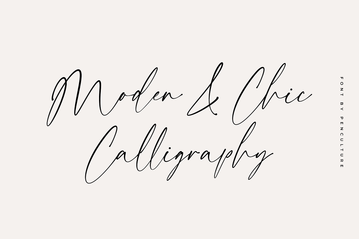 Grand Astoria // Chic Calligraphy, a Script Font by Pen Culture (Photo 2 of 10)