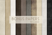 Vintage Damask Worn Digital Paper, a Pattern Graphic by Posh Papers & Patterns (Thumbnail 8 of 9)