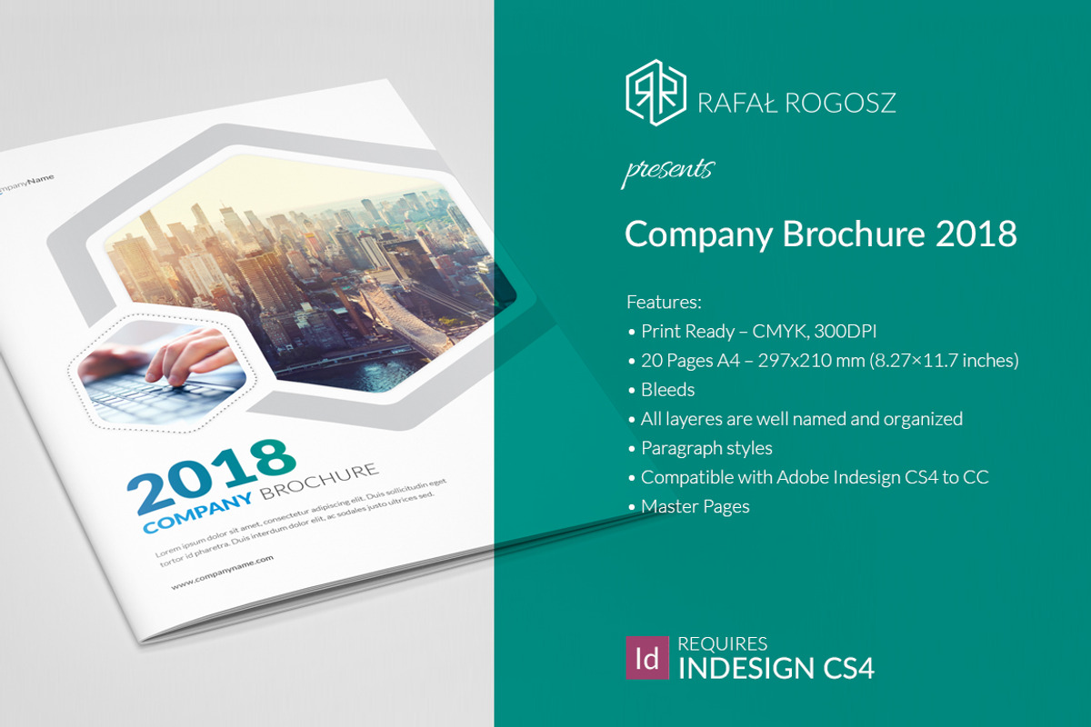 Corporate Brochure 2018, a Brochure Template by buttonpl (Photo 1 of 10)