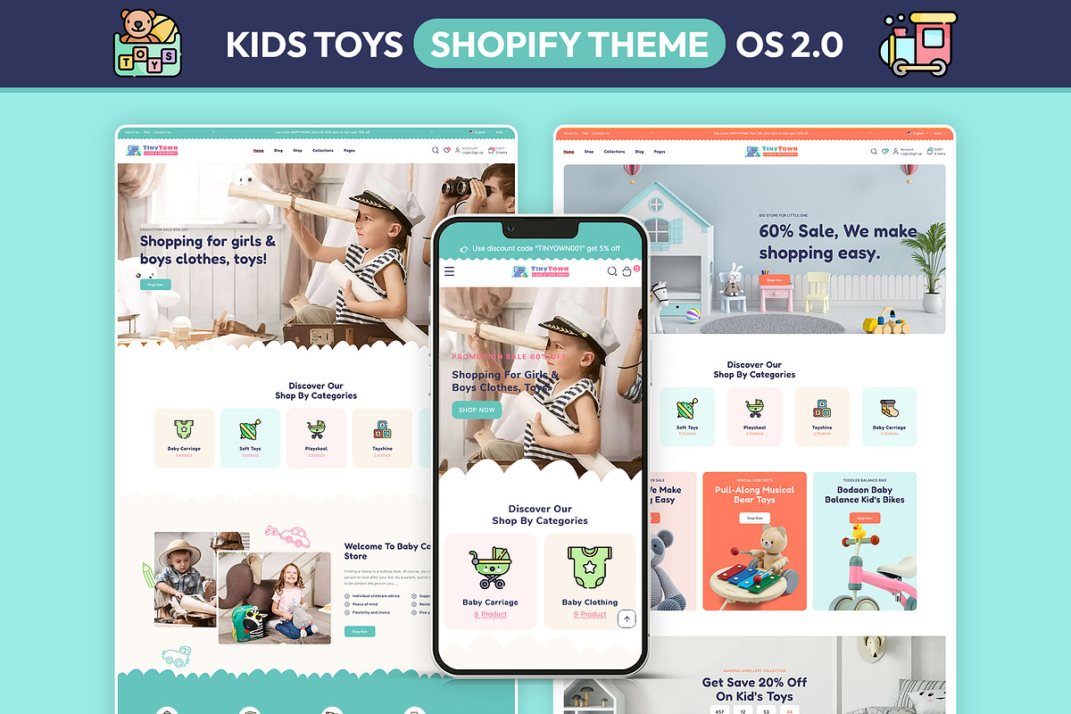 Kids Toys | Shopify Theme, a Shopify Template by LogicGo Shopify Experts (Photo 1 of 5)