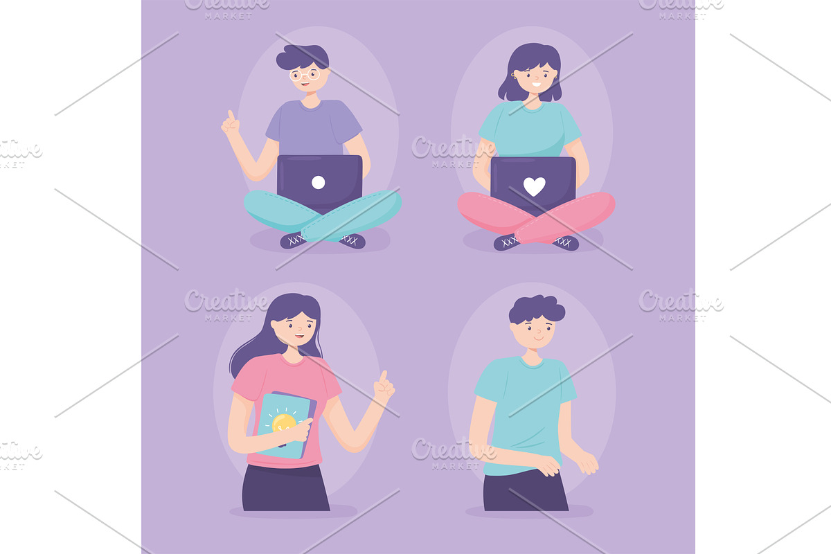 young people start up, a Person Illustration by studiogstock