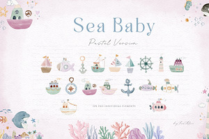 Sea Baby Pastel