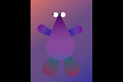 Character with wild colors, an Education Illustration by Yapida (Thumbnail 1 of 3)