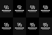 Letters BS SB BT TB BU UB BV VB Logo, a Branding & Logo Template by Pray Art Design Studio (Thumbnail 2 of 2)