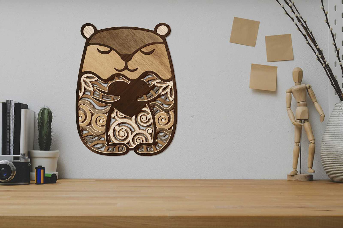 Cute Animals Bundle Templates, a Design Template by LaserCutano (Photo 5 of 5)