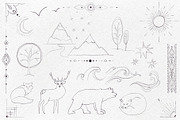 Elemental Folk: 40 PNGs, a Seasonal Illustration by byJuliaKors (Thumbnail 3 of 3)