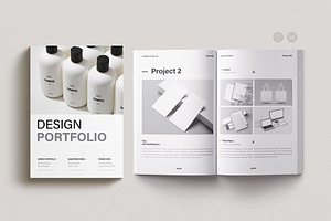 Design Portfolio and Resume Template, a Brochure Template by ArtisanaAura