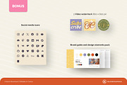 YouTube Branding Kit - Retro Collage, a Social Media Template by KloudCanvas (Thumbnail 5 of 7)