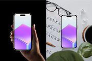 iPhone 14 pro mockup real life, a Templates & Theme by Willam's House (Thumbnail 4 of 4)