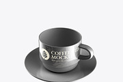 Ceramic Coffee Cup Mockup, an Advertising Mockup by OneVectorStock (Thumbnail 3 of 10)