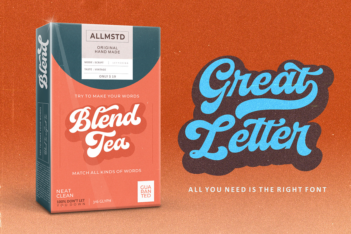 Vignettic Font preview 3