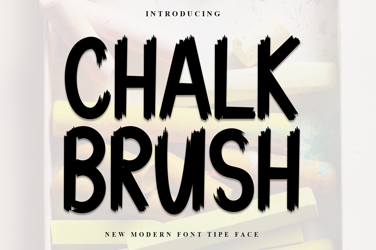Chalk Brush, a Script Font by InermediaSTUDIO (Photo 1 of 8)