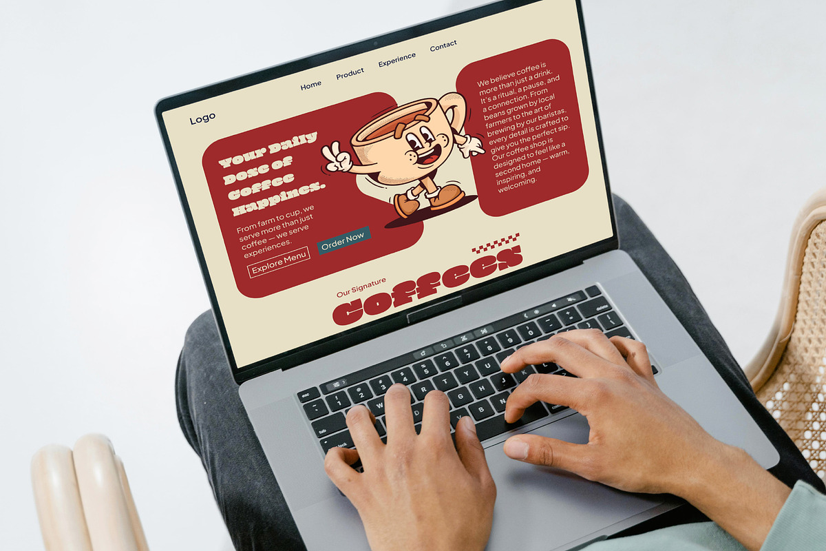 Coffee Shop Website Landing Page, a Landing Page Template by Glyphminds Studios (Photo 3 of 3)
