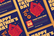 Happy Father's Day Flyer, a Flyer Template by Tokosatsu (Thumbnail 3 of 3)